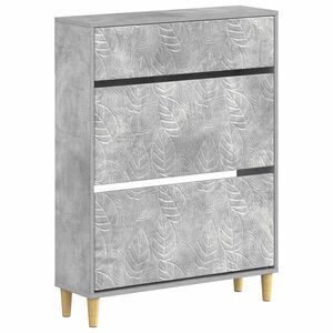 vidaXL Шкаф за обувки DELFT 78 x 24 x 103 см Инженерна дървесина
