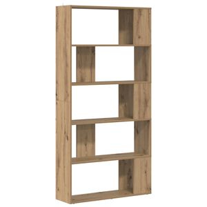 vidaXL Шкаф за книги 80 x 24 x 159 см Инженерна дървесина Дъб