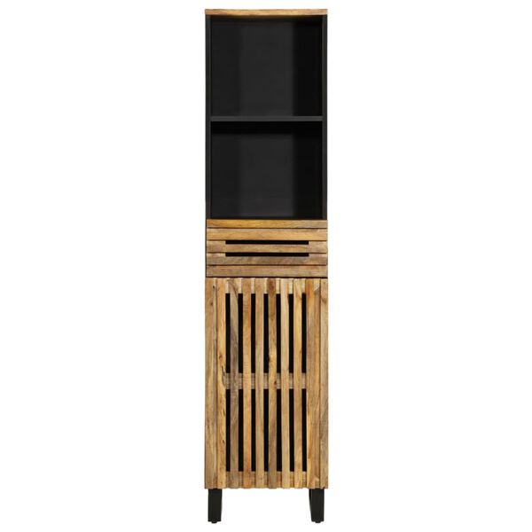 vidaXL Бюфет, 38x34x160 см, грубо мангово дърво масив