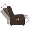 vidaXL Електрически масажен стол,кафяво, изкуствена кожа