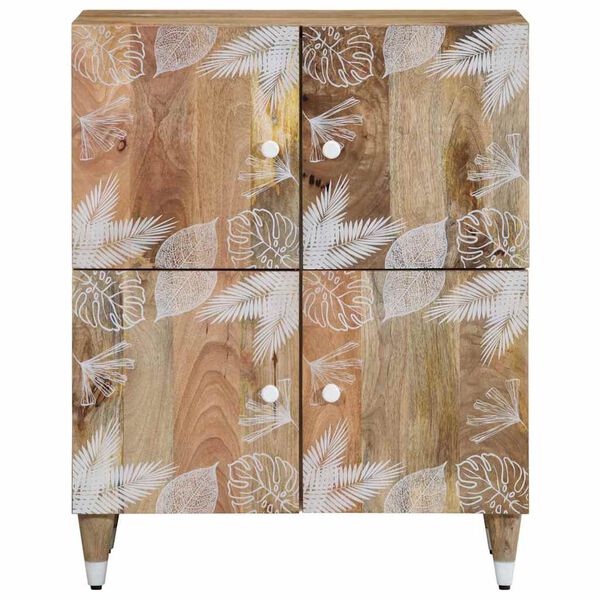 vidaXL Шкаф 60x33,5x75 cm Масивна дървесина Манго