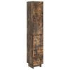 vidaXL Комплект шкафове 2 pcs Опушен дъб 34,5 x 33 x 90 см