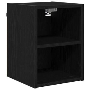 vidaXL Висящ шкаф Черния дъб 30 x 29,5 x 40 см Инженерно дърво