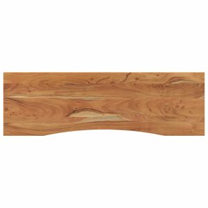 vidaXL Плот за бюро, 140x50x2,5 см, правоъгълен, масивно дърво акация