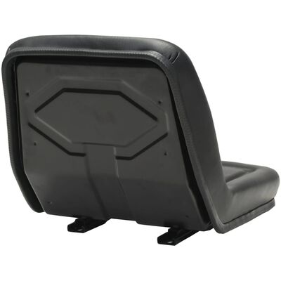 vidaXL Универсална седалка за трактор, черна
