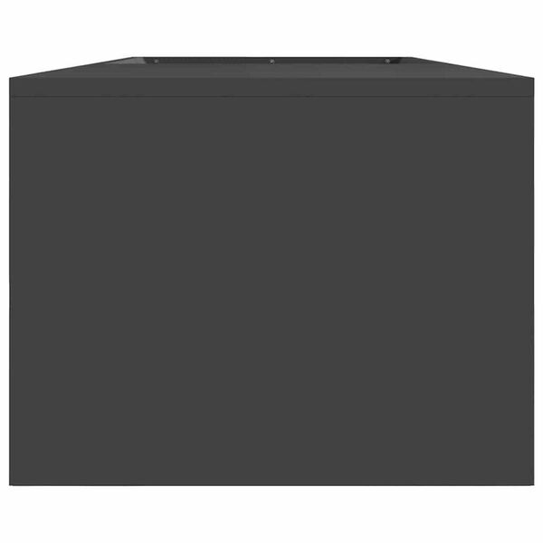 vidaXL Огнище Черно 160 х 45 х 35 см Стомана