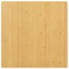 vidaXL Плот за маса 80x80x2,5 см бамбук