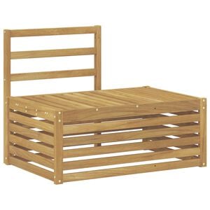 vidaXL Комплект дивани за открито Бяло 91 x 63 x 73 см