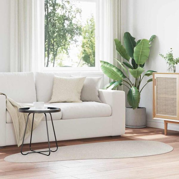 vidaXL Килими за помещение HUARTE Пясък 100 x 200 cm Полиестер