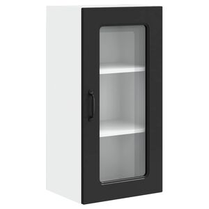 vidaXL Панел за миялна машина Kalmar Черно 40 x 31 x 80 см