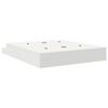 vidaXL Легло с място за съхранение Бяло 180 cm Инженерно дърво