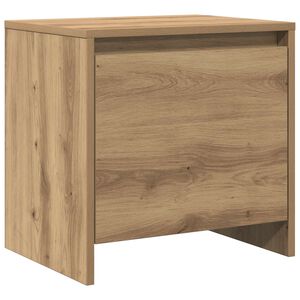 vidaXL Нощен шкаф Дъб 45 x 34 x 44,5 см Инженерно дърво