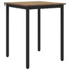 vidaXL Трапезни маси 60 x 60 x 75 cm Инженерна дървесина Дъб артизан