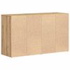 vidaXL Служебен шкаф с чекмедже Дъб 120 x 36 x 69 см Инженерно дърво