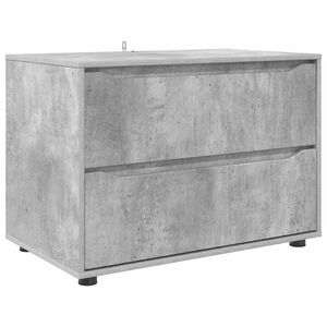 vidaXL Шкаф за съхранение 80 x 48 x 57 см Инженерна дървесина