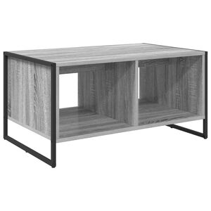 vidaXL Масичка за кафе Сив Сонома 80 x 50 x 40 cm Инженерна дървесина