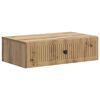 vidaXL Стенен страничен масичка Дъб артизан 59 x 34,5 x 17 см