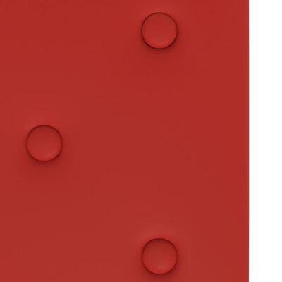 vidaXL Стенни панели 12 бр виненочервени 90x30 см изк. кожа 3,24 м²
