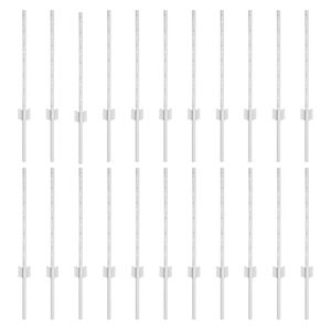 vidaXL Стълб за ограда. 22 pcs Сребрист 100 cm Стомана