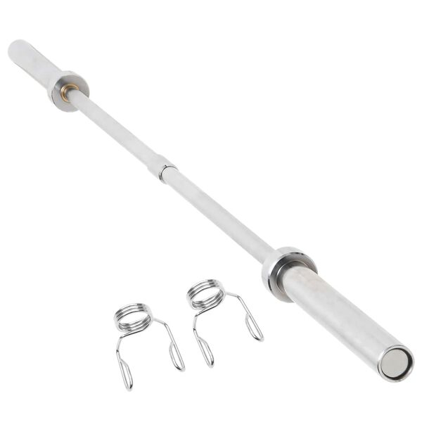 vidaXL Олимпийска щанга 220 см стомана