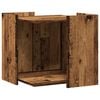 vidaXL Заграждение за котешка тоалетна 53x53x51 см инженерно дърво