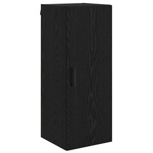 vidaXL Стенен шкаф Черния дъб 34,5 x 34 x 90 см Инженерно дърво
