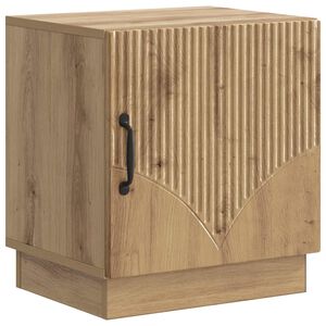 vidaXL Нощно шкафче Дъб артизан 43 x 34,5 x 47 см Инженерна дървесина