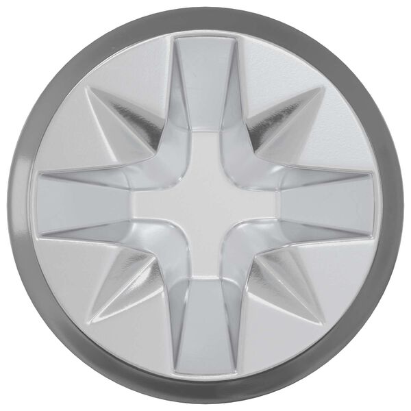 vidaXL Винт с кам л Lock 4000 pcs Сребрист и Черен Метал