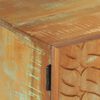 vidaXL Ръчно резбован ТВ шкаф, 120x30x40 cм, регенерирано дърво масив