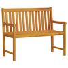 vidaXL Градинска пейка, 110 cм, акациево дърво масив