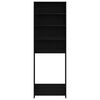 vidaXL Шкаф за пералня Черния дъб 64 x 24 x 190 см Инженерно дърво