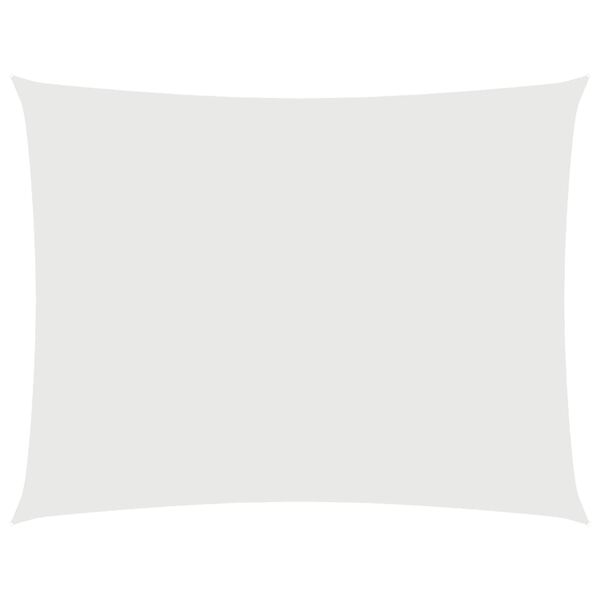 vidaXL Платно-сенник, Оксфорд текстил, правоъгълно, 2x3 м, бяло