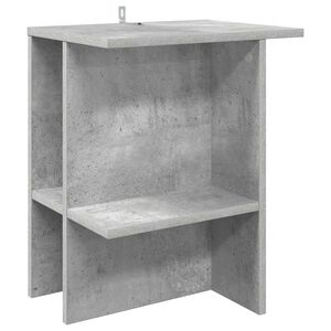 vidaXL Масичка за кафе Бетонно сиво 40 x 30 x 49 см