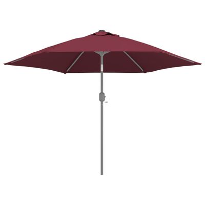 vidaXL Резервно покривало за градински чадър, бордо червено, 300 см