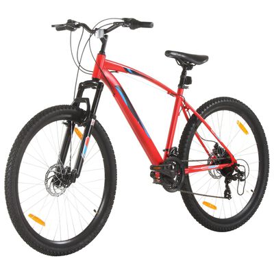 vidaXL Планински велосипед 21 скорости 29 цола 48 см рамка червен