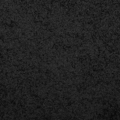 vidaXL Шаги килим с дълъг косъм "PAMPLONA" модерен черен 60x110 см