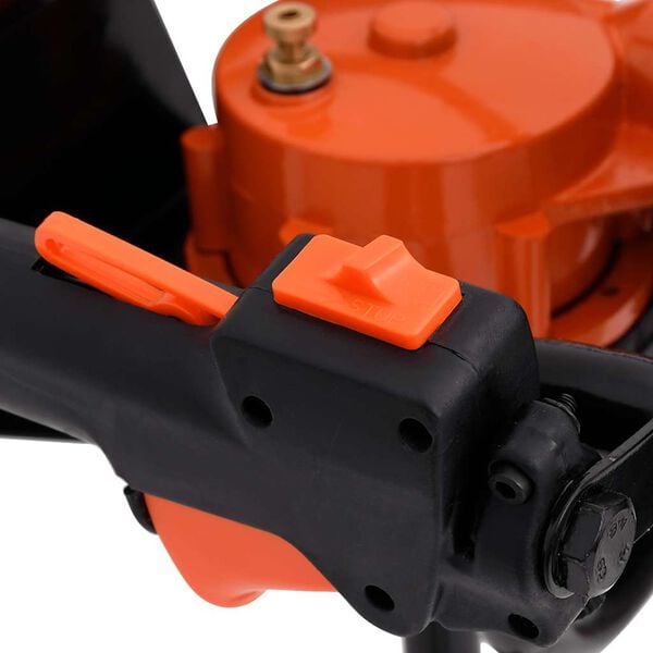 vidaXL Комплект моторен свредел за пробиване на земя, стомана