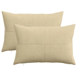 vidaXL Калъфка за възглавница 2 pcs ALMELO Сивозелен 30 x 50 cm