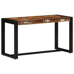 vidaXL Пейка Multicolour 80x35x45 cm Масивна дървесина Възстановена