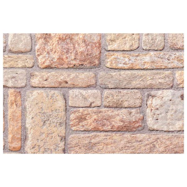 vidaXL Стенни панели 10 pcs Светло кафяво и бяло 100 x 50 cm EPS пяна