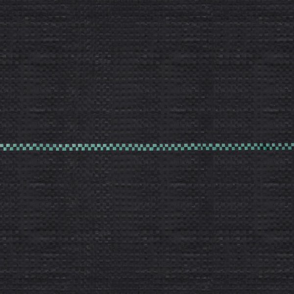 vidaXL Мрежа за мулчиране, матово черна, 1x100 м, PP