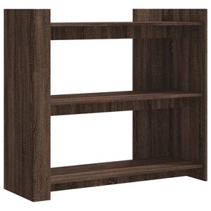 vidaXL Конзолна маса, кафяв дъб, 100x35x90 см, инженерно дърво