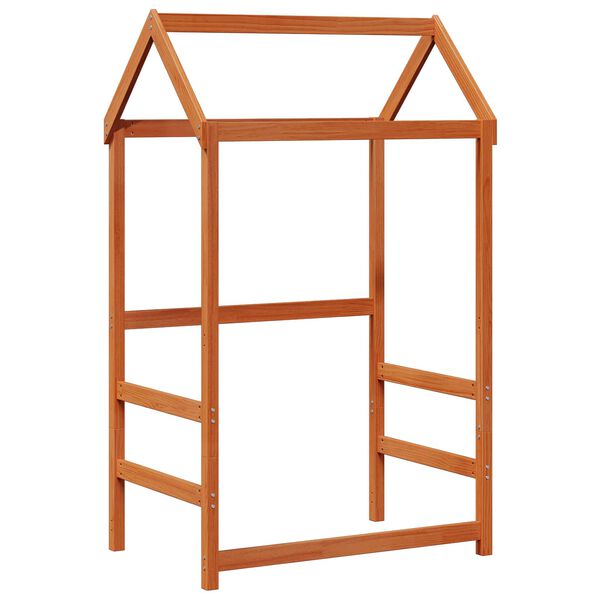 vidaXL Комплект легло за деня 2 pcs Кафяво с восъчно покритие