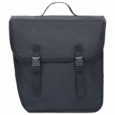 vidaXL Единична чанта за багажник за велосипед водоустойчива 21л черна