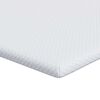 vidaXL Топер за матрак от мемори пяна 80 x 200 cm Thick Меко Бяло