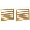 vidaXL Модул с подлакътници 2 pcs Бяло 78,5 x 8,5 x 60 см