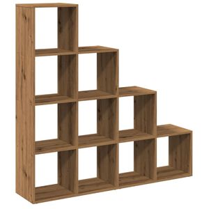 vidaXL Разделител за стая / библиотека 4 нива 131,5x29x131,5 см