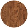vidaXL Топ за маса &Oslash; 30 x 4 cm Кръгла Масивен дъб Светло кафяво