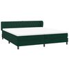 vidaXL Box Spring легло с матраци Тъмнозелено 180x210 cm кадифе