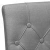 vidaXL Трапезни столове, 4 бр, светлосиви, текстил